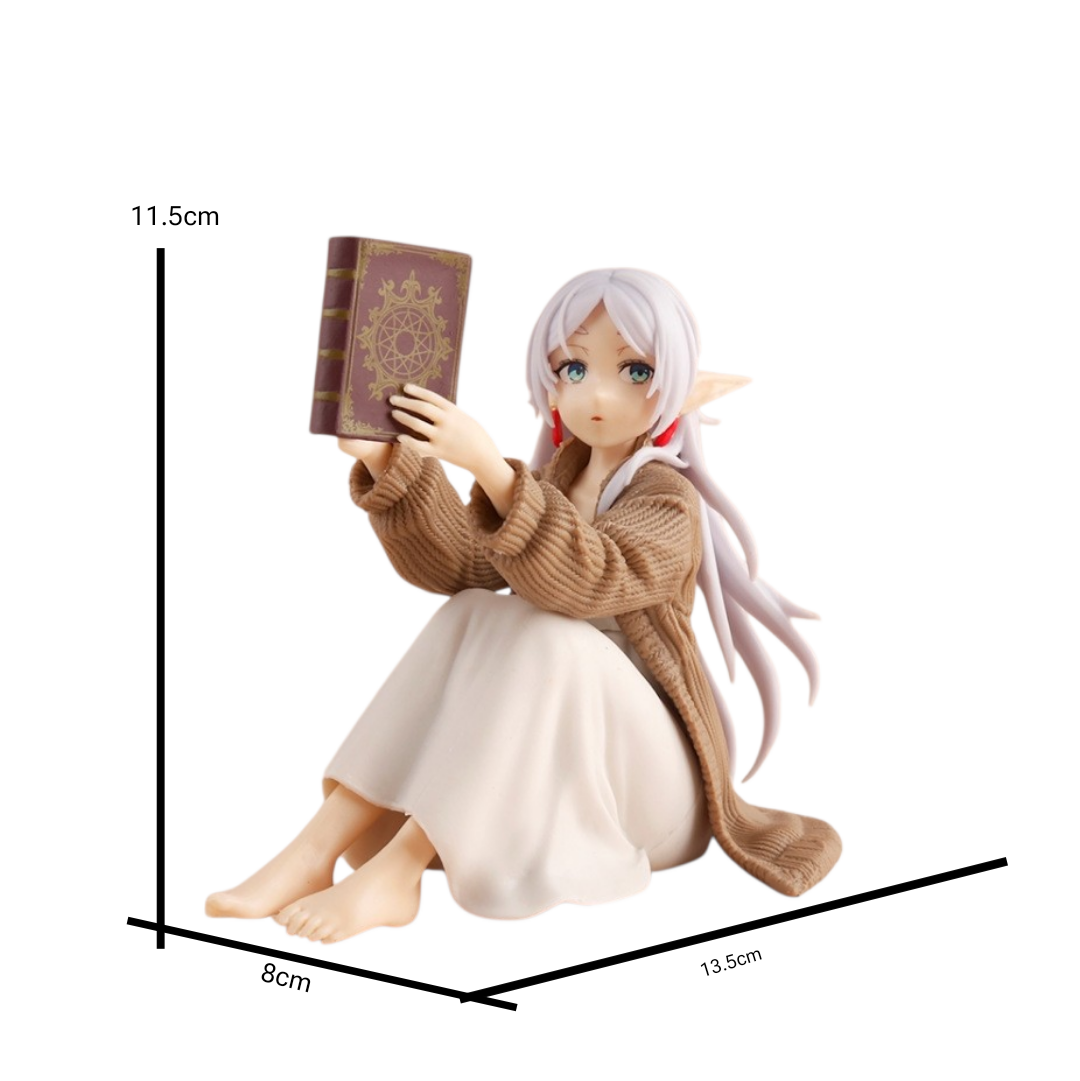 Frieren - Cute Reading Book Pose