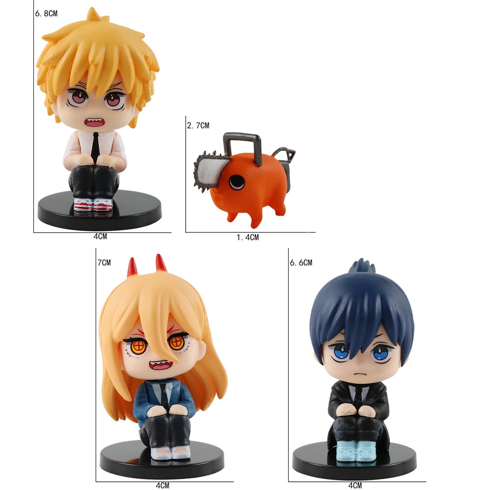 Chainsaw Man Set - 4 Pieces Super Chibi